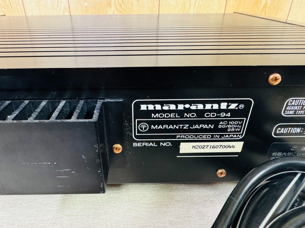 Marantz CD-94 Compact Disc Player free shipping