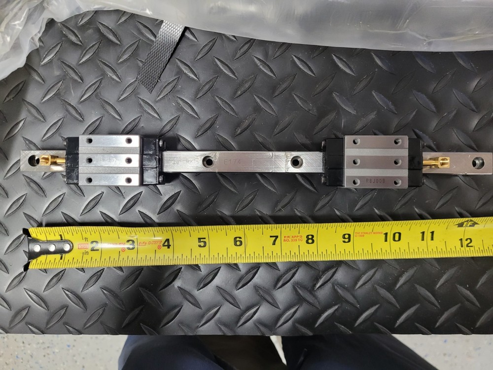 (2) IKO #LRXD 15 C2 R320 Linear Guides