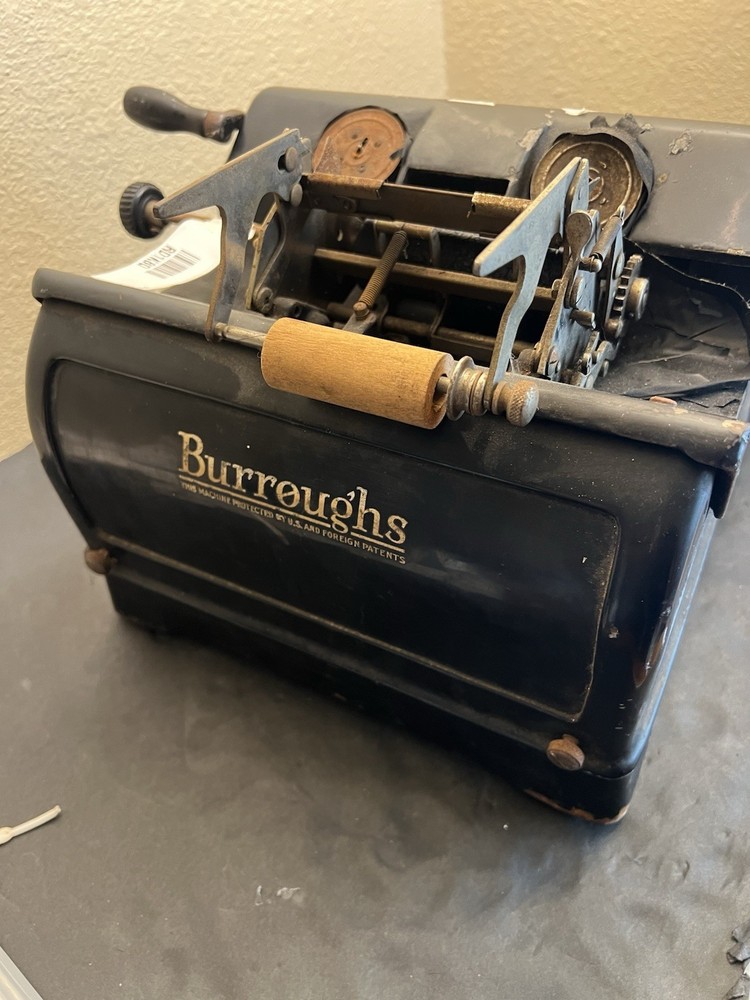 Burroughs Vintage Mechanical Adding Machine Calculator Arithmometer