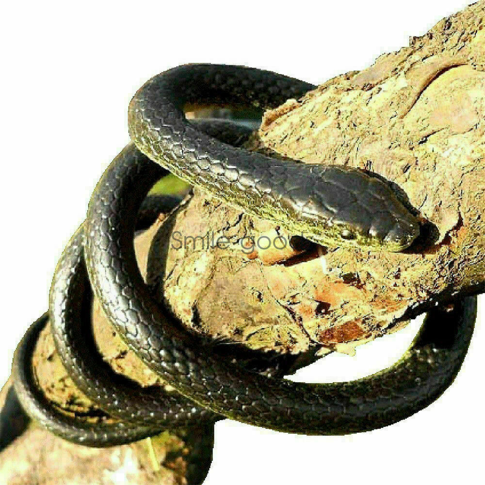 Fake Realistic Snake Lifelike Real Scary Rubber Toy Prank Party Joke For Garden