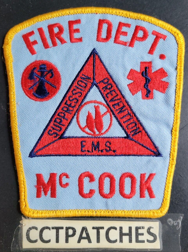 McCOOK, NEBRASKA FIRE DEPARTMENT PATCH