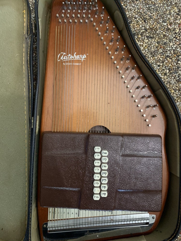 Vintage Oscar Schmidt Autoharp - Read Description.