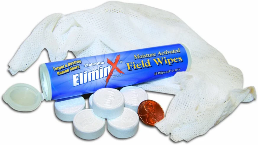 Code Blue EliminX 360 Odor Eliminator Combo Spray / 12ct Field Wipes