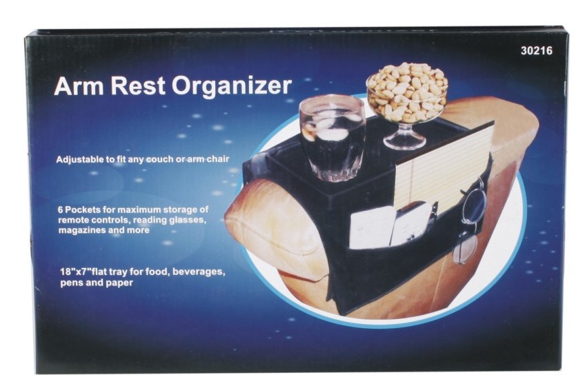 2 pack Couch Buddy Remote Control Holder Sofa Arm Rest Organizer Caddy