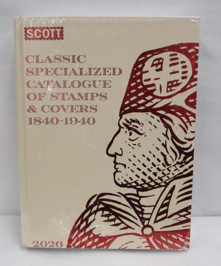 2026 Scott Classic Catalogue of Worldwide Stamps and Covers 1840-1940