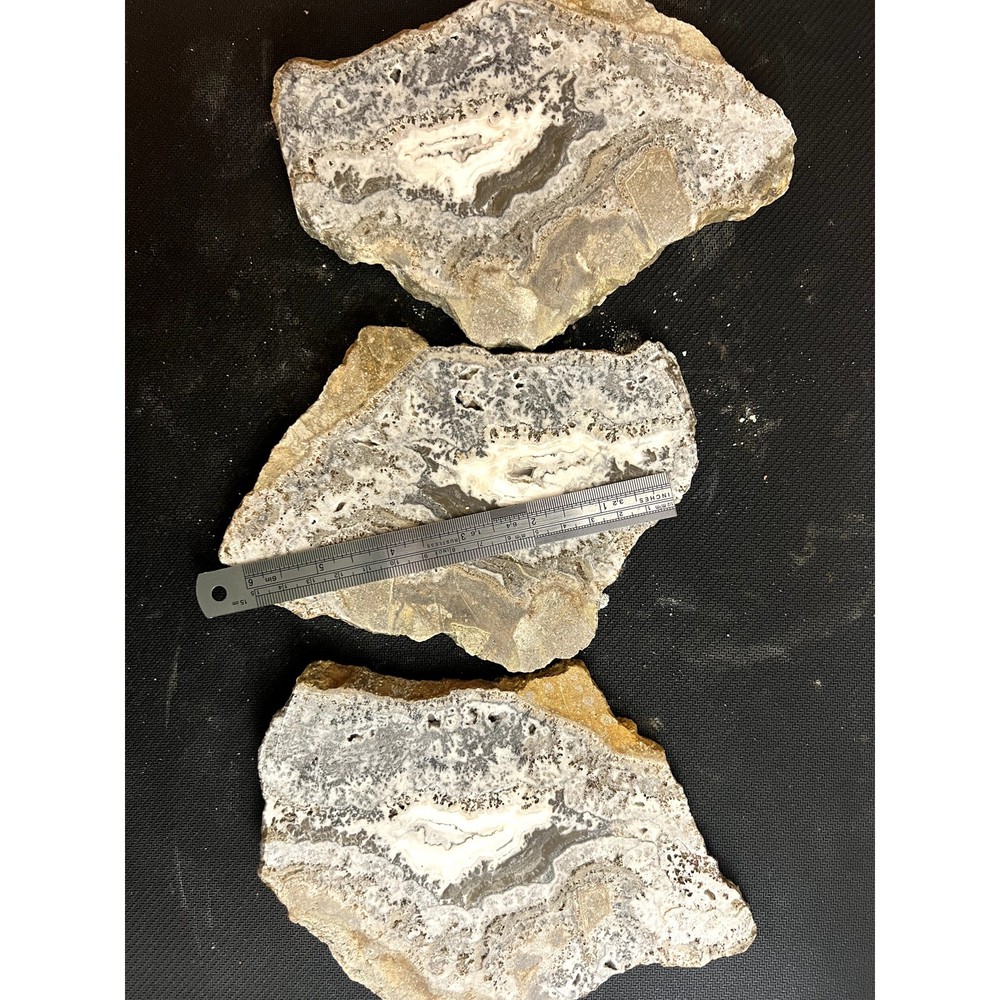 Silver Lace Calcite slabs, 960g