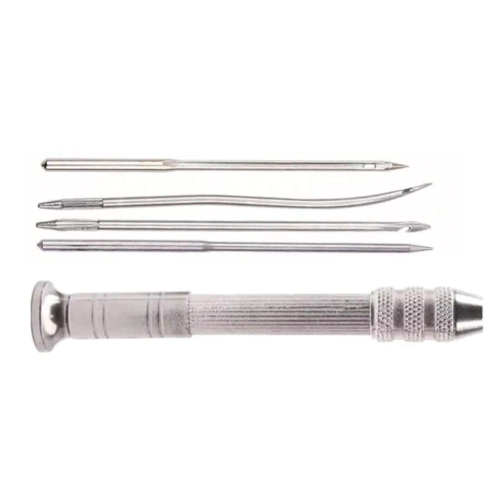 Leather Sewing Awl Set Replaceable Shoes Repair Punch Stitching Needle