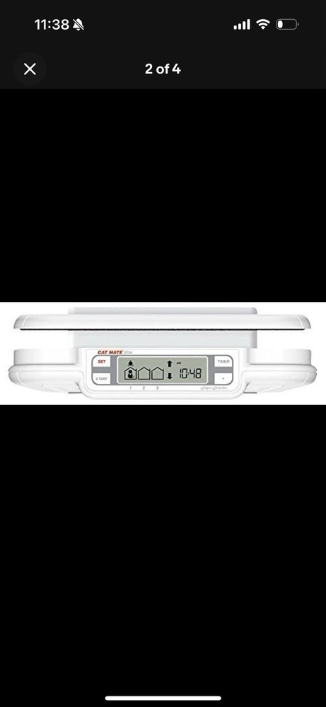 Cat Mate Elite Microchip/ID Disk Cat Flap W Timer Control