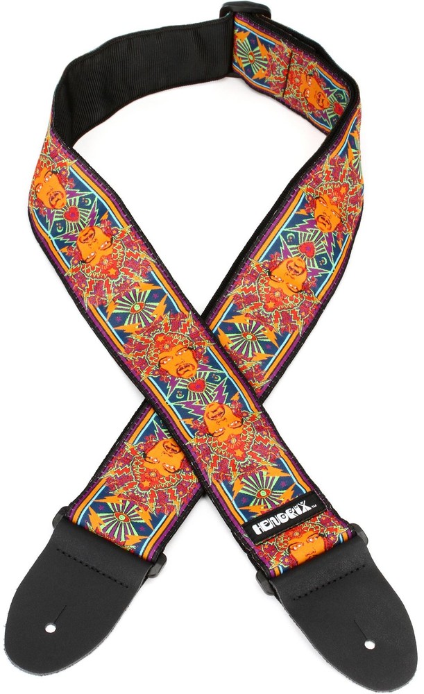 Dunlop JH04 Jimi Hendrix Guitar Strap - Poster (5-pack) Bundle