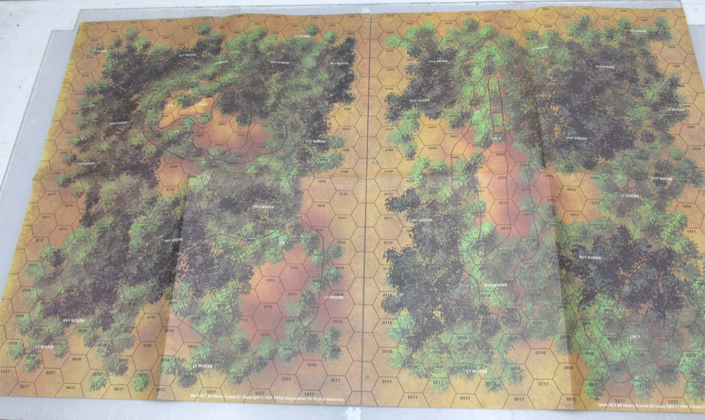 Battletech Map Set #4 - 1991 FASA Paper Maps