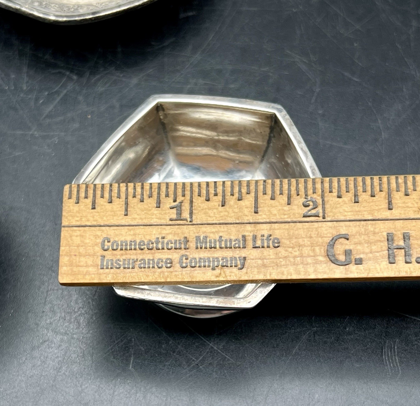 Vintage Sterling Silver 925 Salt Cellars, Mixed. 33 Grams- Photos.