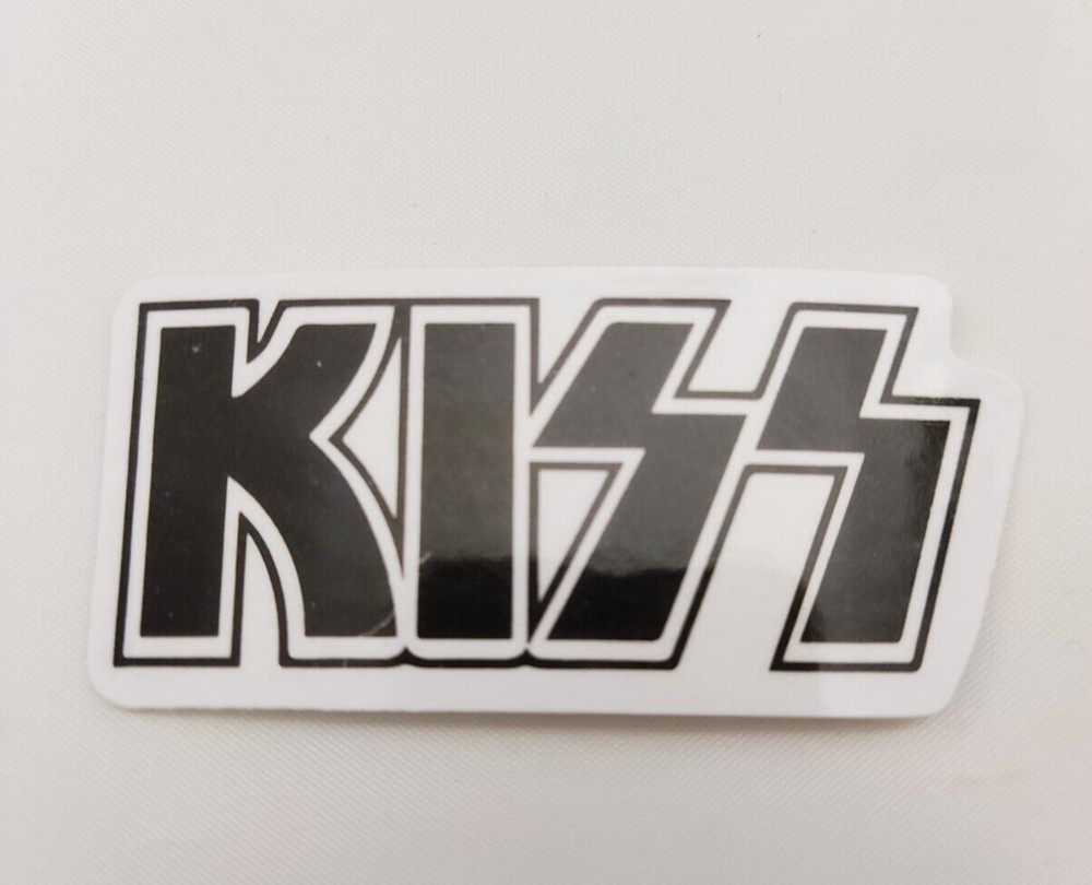 KISS Rock Band Waterproof Glossy Vinyl Sticker decal Logo 2"x1"
