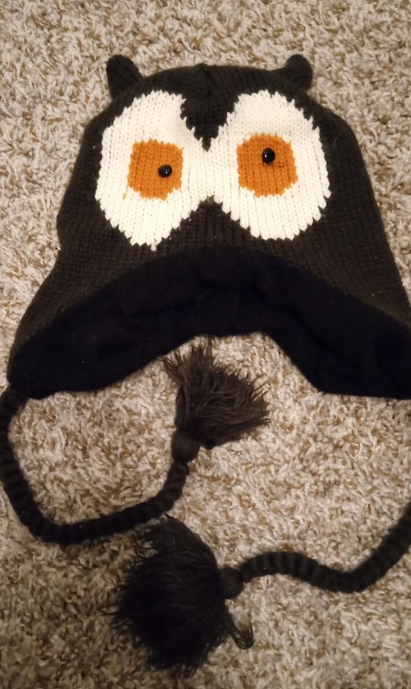 D&Y Knit Owl Toboggan