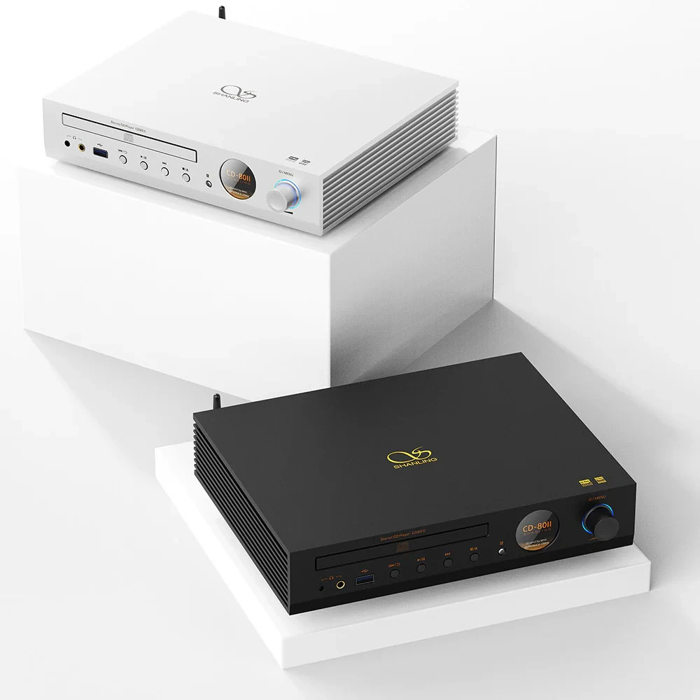Shanling CD80 II Highly Versatile and Compact CD Player | Silver