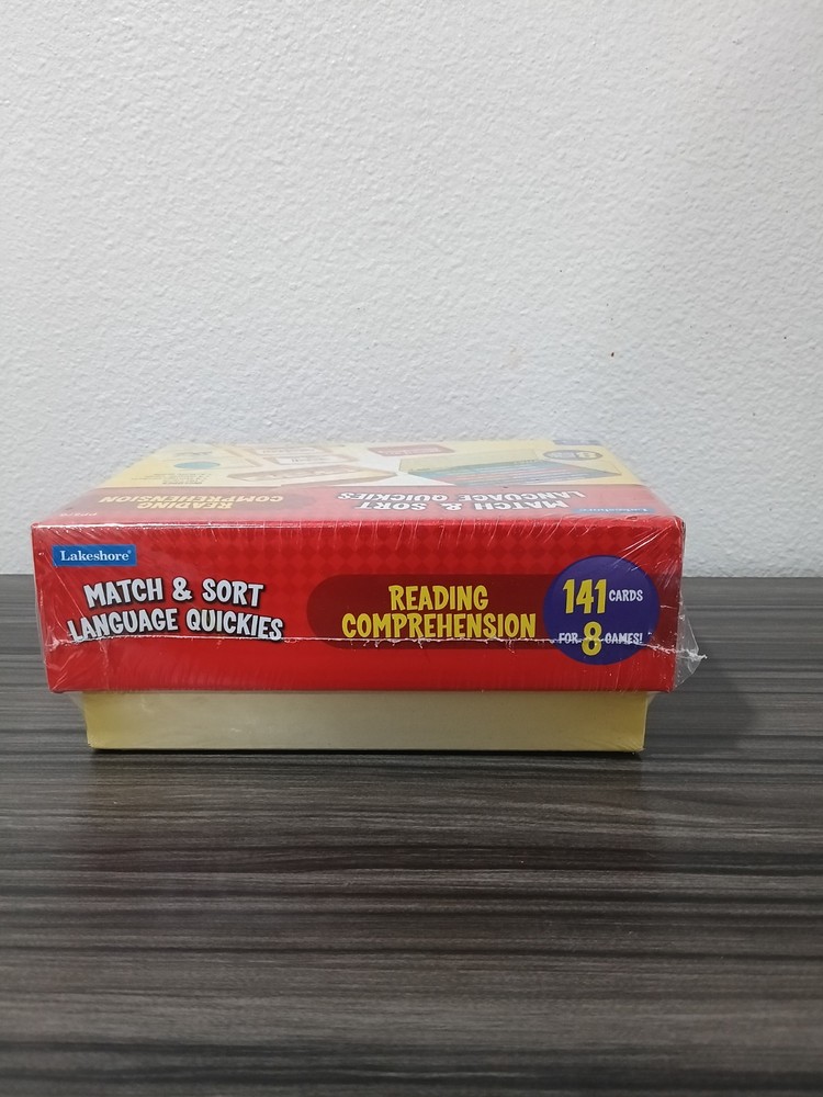 New Lakeshore Reading Comprehension Match & Sort Language Quickies Games