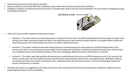 Electric Pressure Cooker Sensor Switch TYPE C - Replacement Part for Cookers