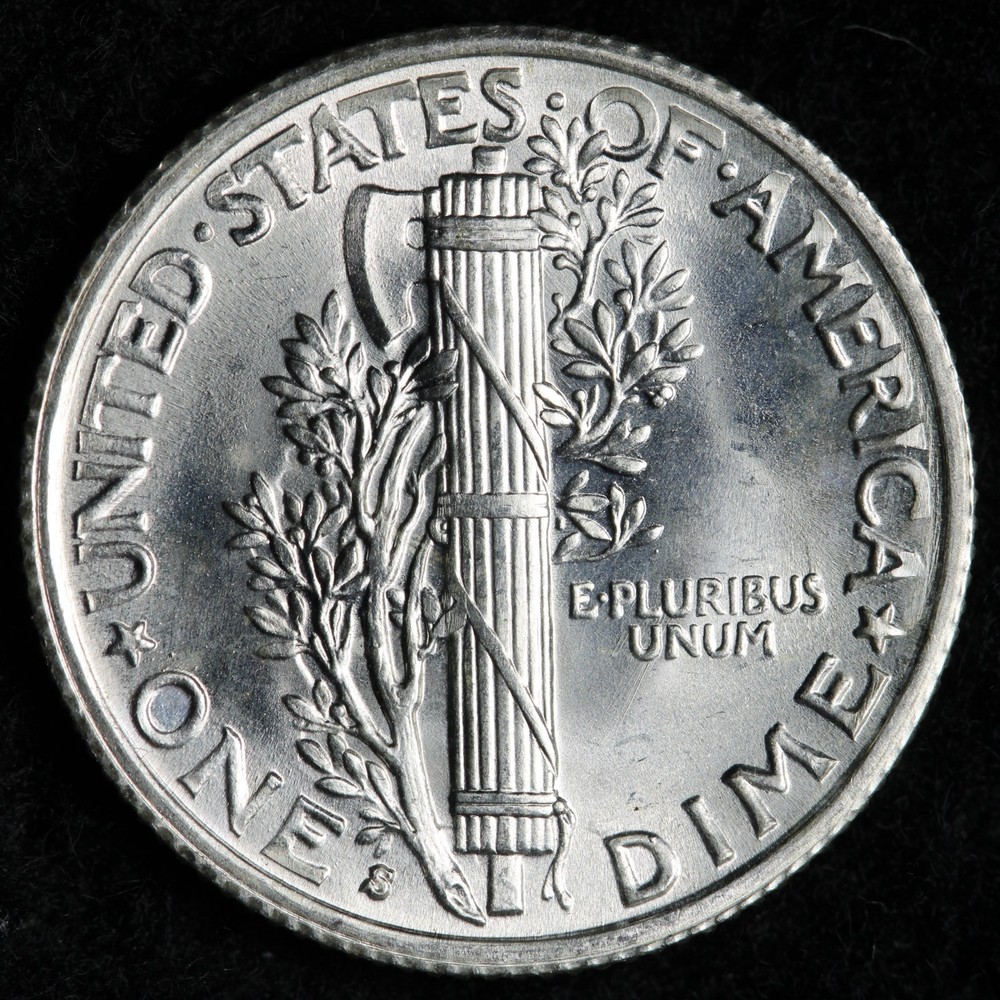 1940-S Mercury Siver Dime BU *UNCIRCULATED* MS E376 AXCA