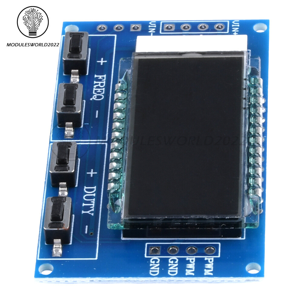PWM Pulse Frequency Duty Cycle Square Wave Adjustable Module Signal Generator