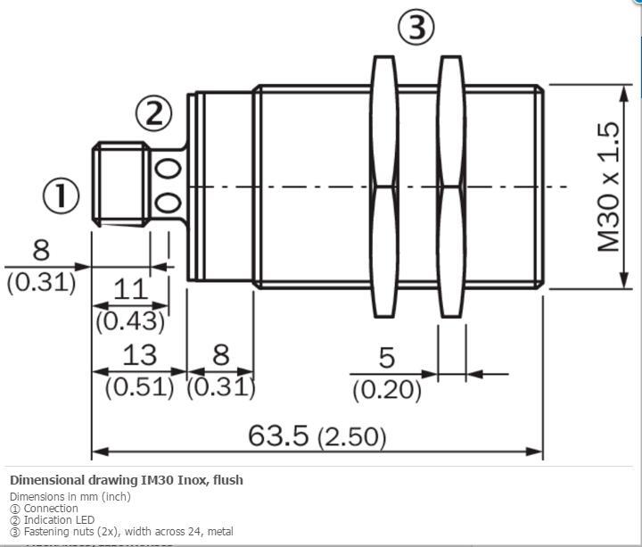 SICK IM30-20BPS-NC1 Inductive proximity sensors ,PNP,New