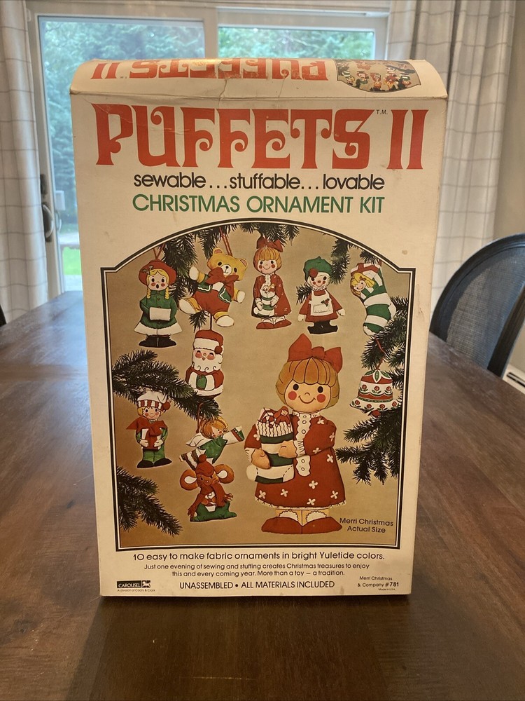 Puffets Fabric Ornaments Christmas Kit (10)