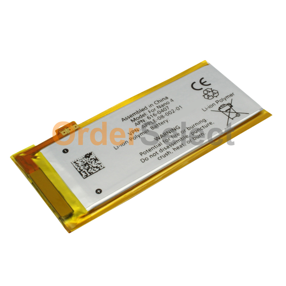 Fenzer Replacement Battery for Apple iPod Nano 4 4G 4th Generation + Tool Kit