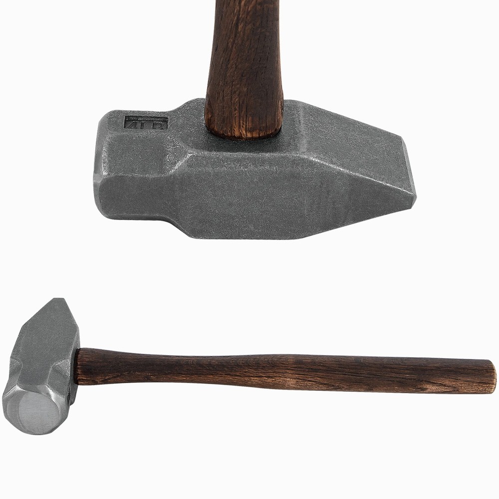 4 lb Blacksmith Hammer Cross Peen Engineer Handmade Knife Making Forge Farrier