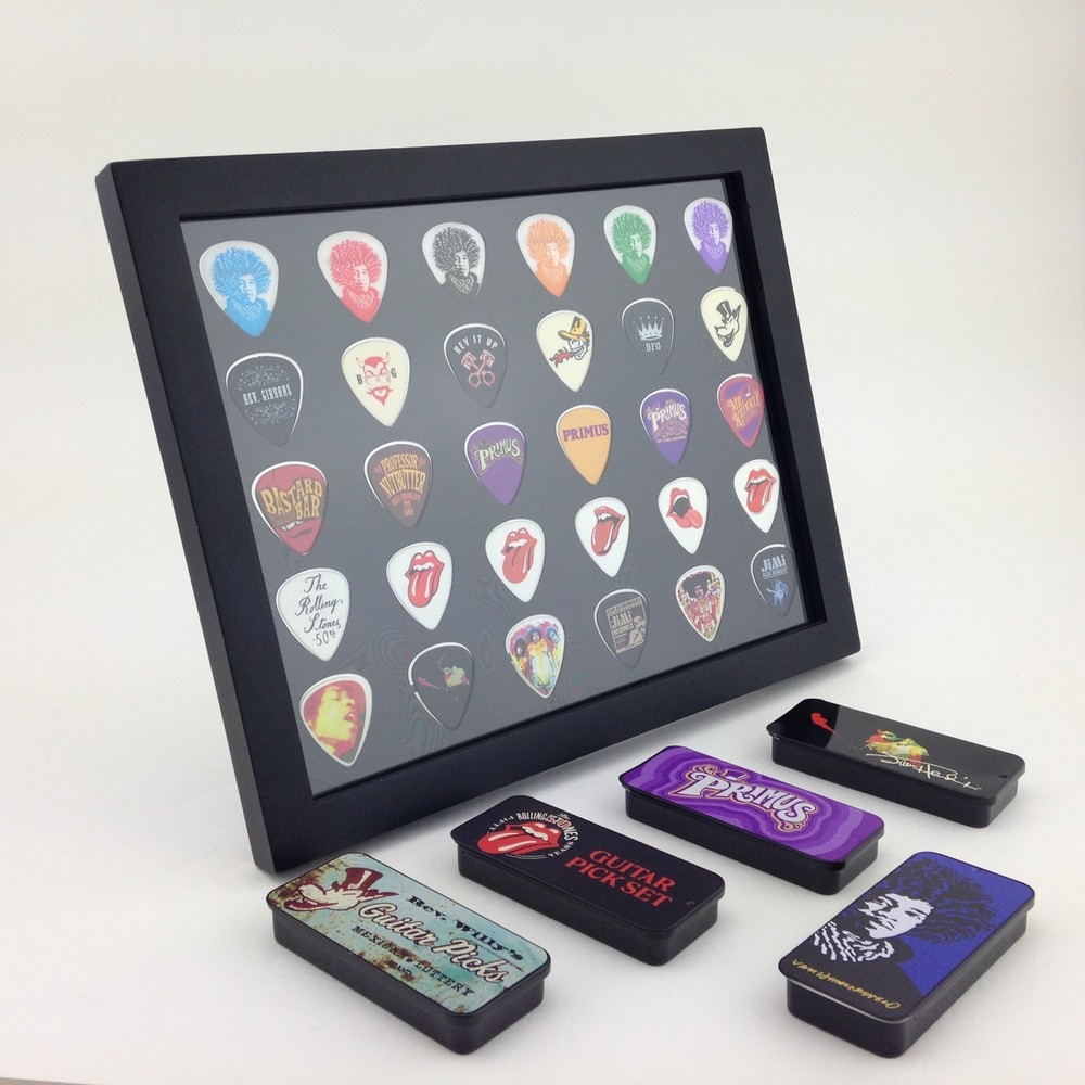 PLECTRUM SPECTRUM™ 8" x 10" Guitar Pick Display Insert - BLACK 30, NO FRAME