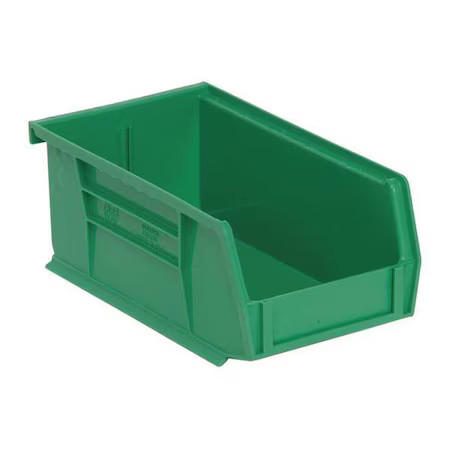 Quantum Storage Systems Qus220gn Hang & Stack Storage Bin, Polypropylene,