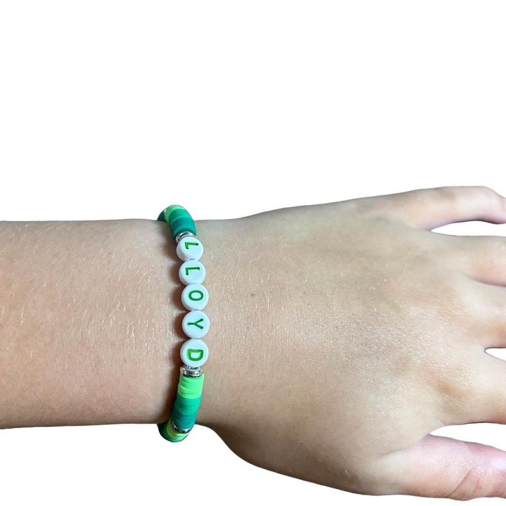 Ninjago Lloyd clay bracelet