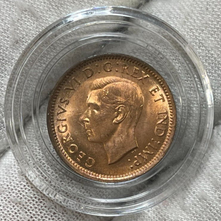 1938 Canada One Cent Coin Excellent Condition