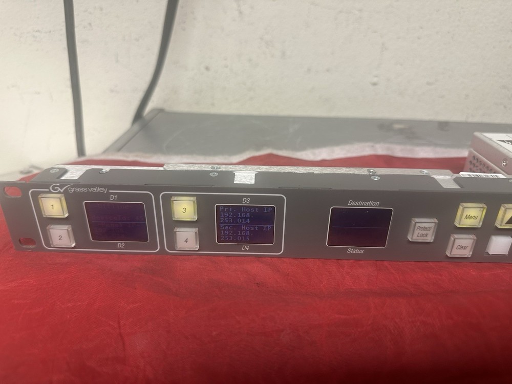 Grass Valley Jupiter LD4 Control Panel JUP-CP-LD4-AC