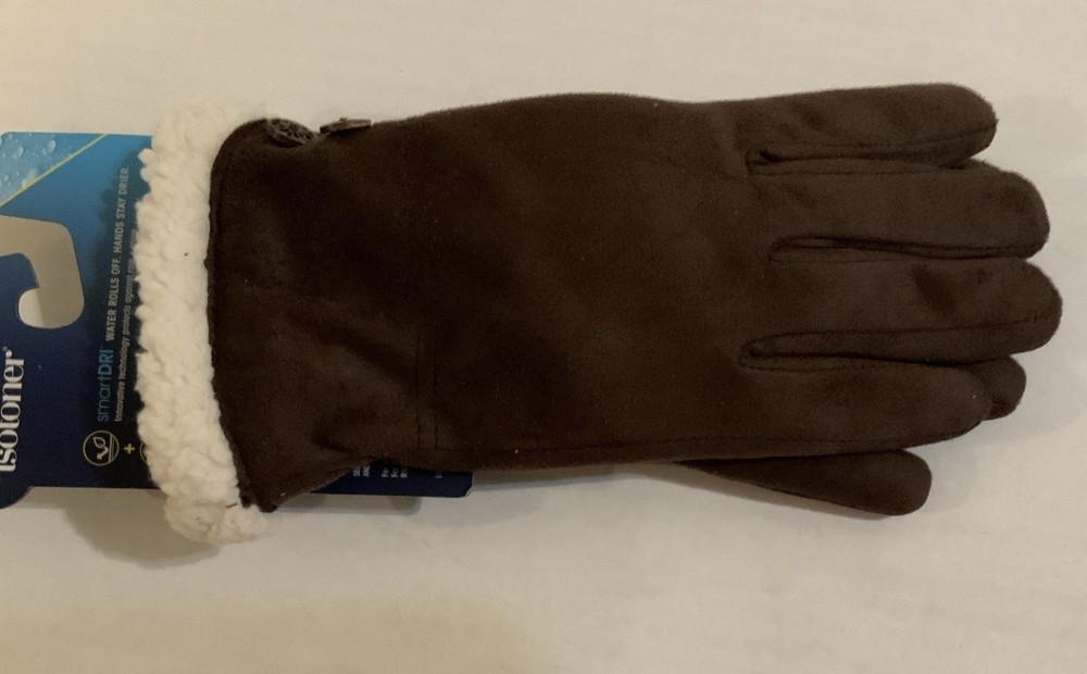 Isotoner Women's Gloves Touchscreen - Brown, S/M