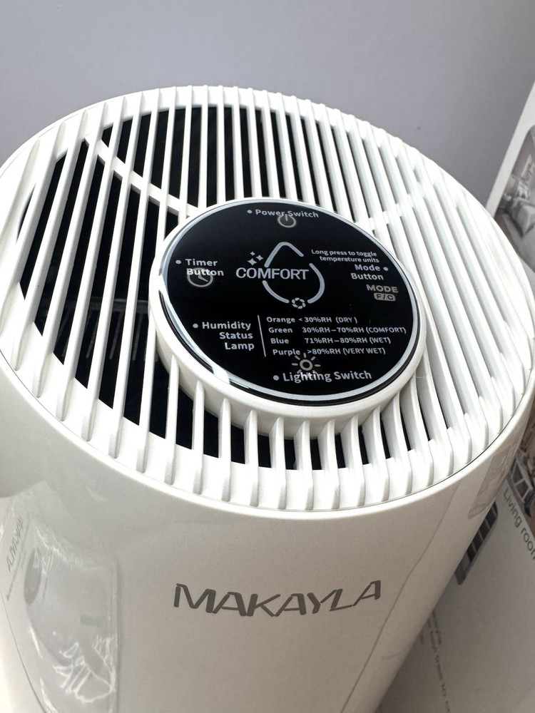 Makayla Mini Dehumidifier MD305 Silent Design Timer Smart Detection