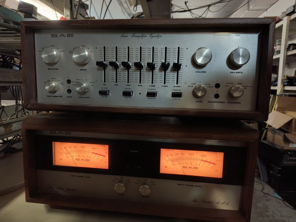 SAE (Scientific Audio Electronics) Stereo Preamplifier Equalizer Mark 1B