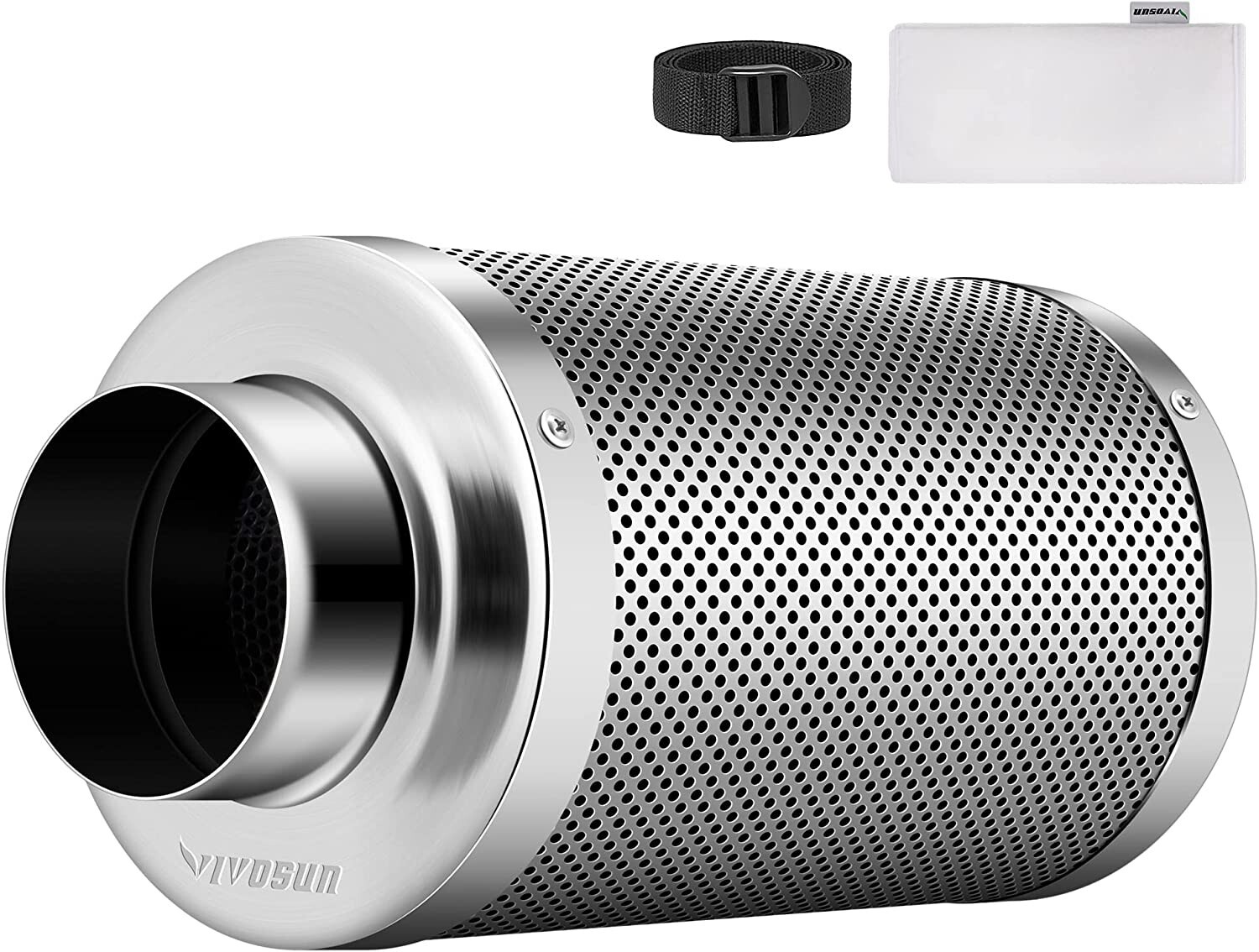 Air Carbon Filter 8", Australian Charcoal, Odor Control, Hydroponics, Grow Tent