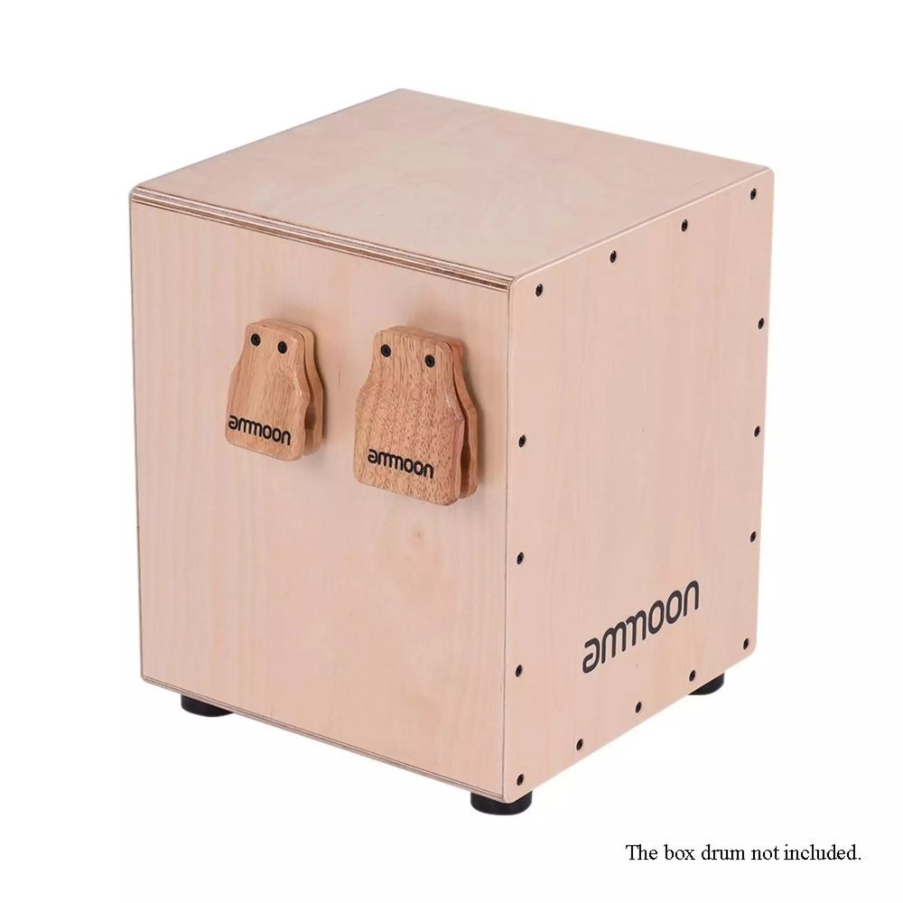 Large & Medium 2pcs Cajon Box Drum Accessory Castanets F9N6