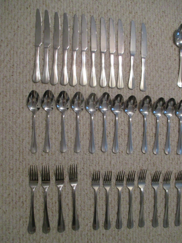 Pfaltzgraff Baguette Flatware 29 pc mixed set Simplicity??