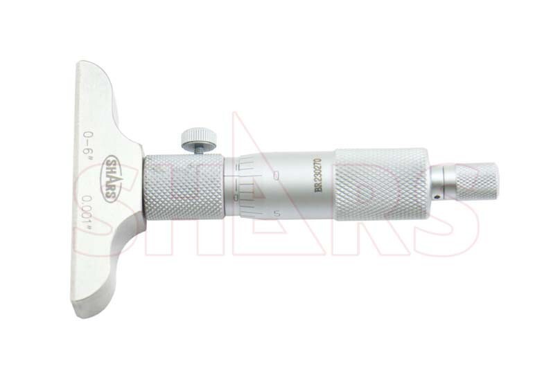 Shars 0 - 6" Depth Micrometer Set Hardened Toolmaker Milling NEW P}