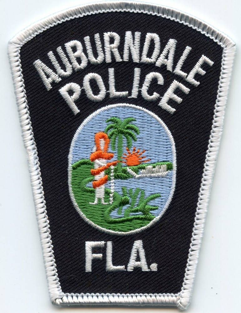 AUBURNDALE FLORIDA FL small POLICE PATCH