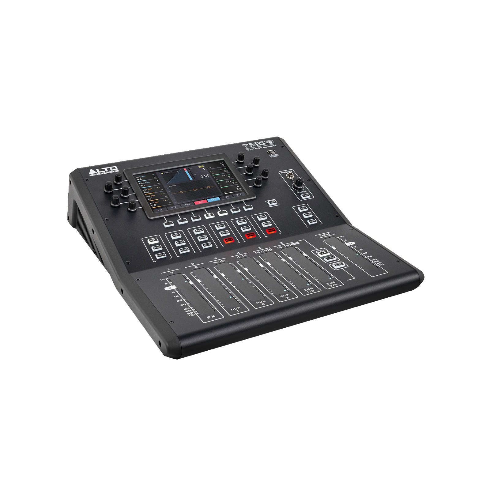 Alto Professional TMD16 16-Channel Digital Mixer with Bluetooth & USB