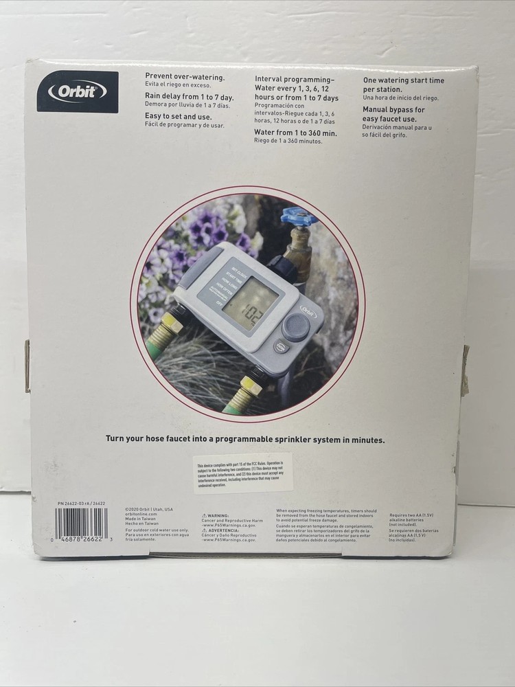 Orbit Irrigation 2 Port Digital High Flow Timer (26622)