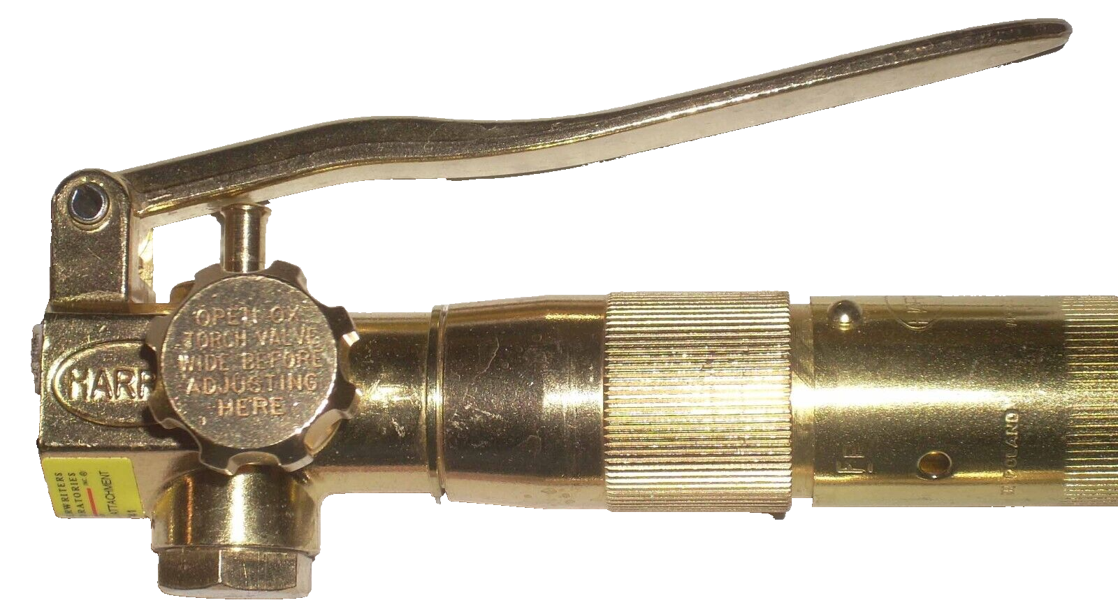 Harris Ironworker Oxy Acetylene Cutting Welding Torch w Gas Mixer & Tips