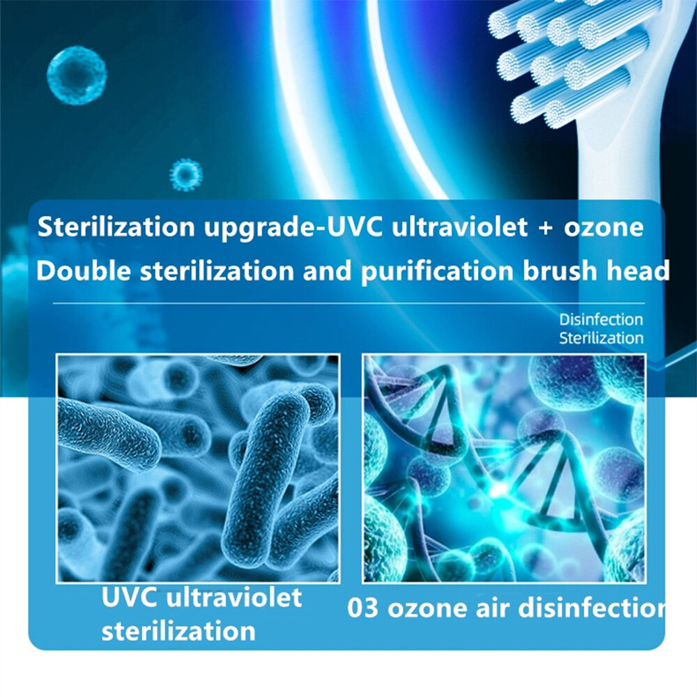 UV Light 4 Toothbrush Holder Electric Cleaner Automatic Toothpaste Dispenser