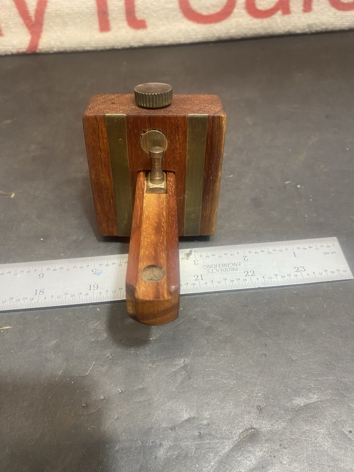 AMT Woodworking Tool Mortise Marker Brass Wood