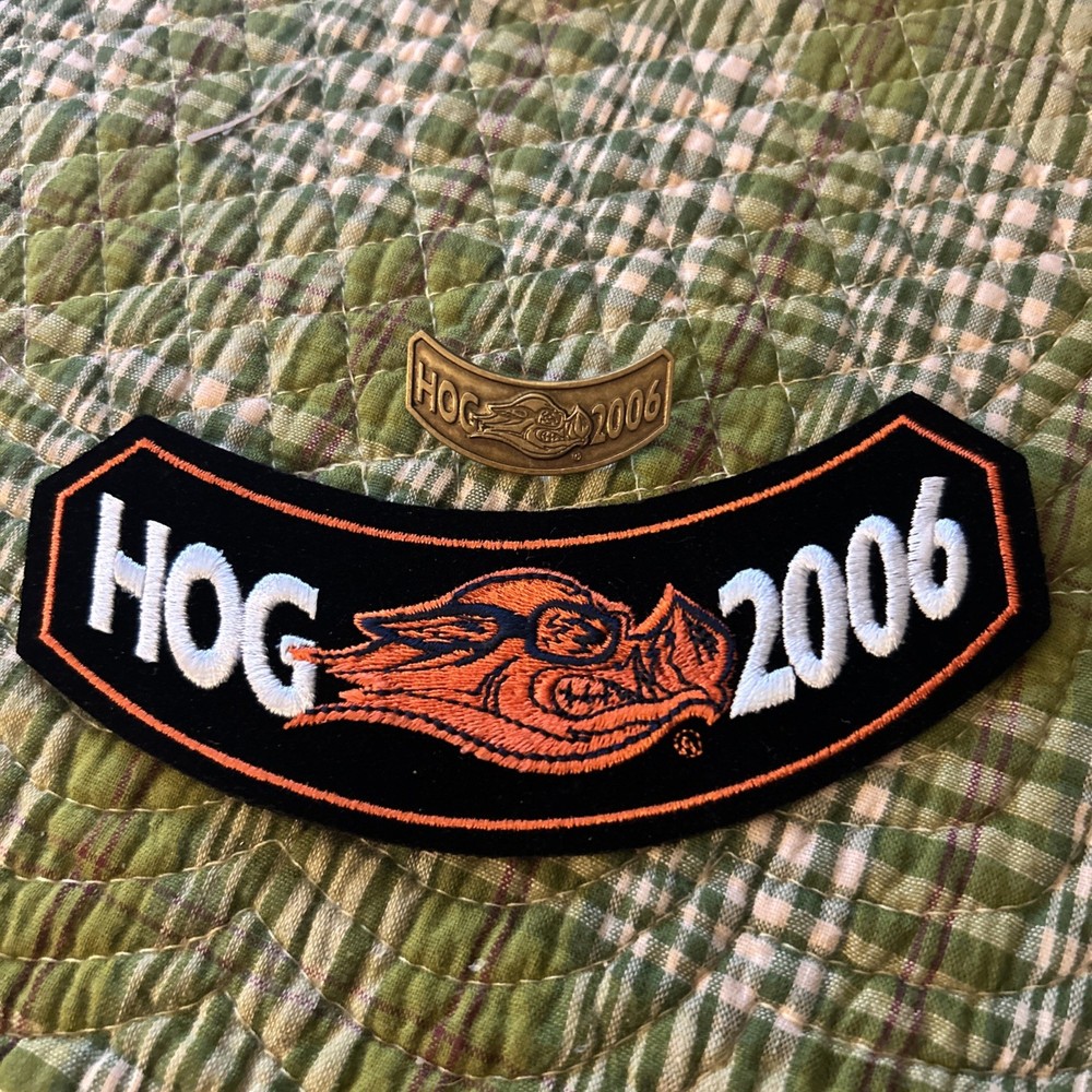 ✨ 2006 HOG Harley Owners Group Patch And Pin Set Harley Davidson