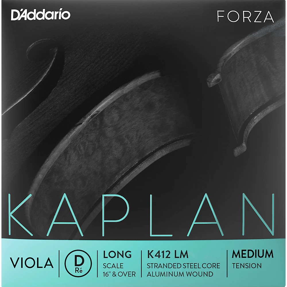 D'Addario Kaplan Series Viola D String 16+ Long Scale Medium
