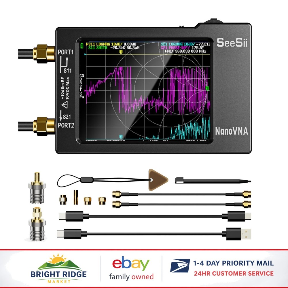 9KHz to 1.5GHz Vector Network Analyzer with High Accuracy Measurement Features