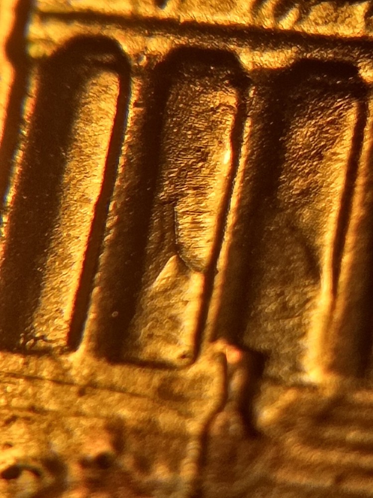 1983 P Lincoln Cent Reverse Die Clash