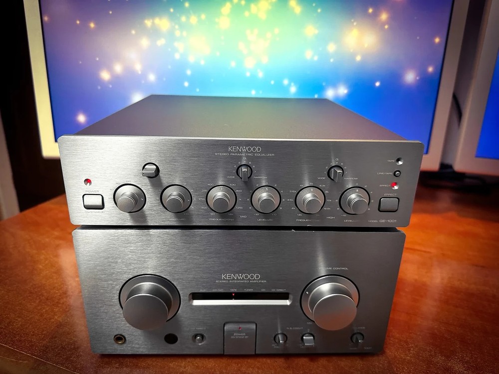 KENWOOD SETUP 🌈RaRe🌈 Vintage Stereo Amplifier & Parametric Equalizer