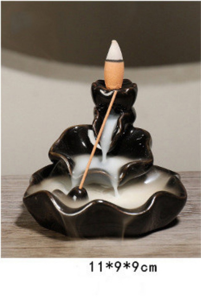 Creative Decorative Ceramic Ornaments Home Use Backflow Incense Burners